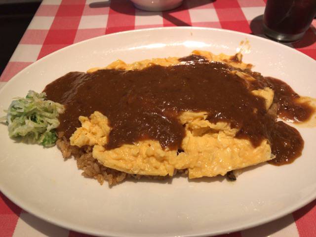 f:id:sabotennmegane:20181129232043j:plain モンタンベールのオムレツカレー