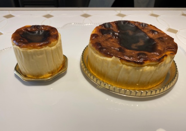 2種類のバスクチーズケーキ